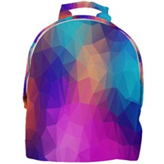 Triangles Polygon Color Mini Full Print Backpack by artworkshop
