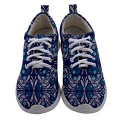 Folk Flowers Print Floral Pattern Ethnic Art Athletic Shoes by Eskimos
