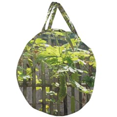 Bitter Melon Giant Round Zipper Tote by artworkshop