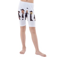 American Horror Story Cartoon Kids  Mid Length Swim Shorts