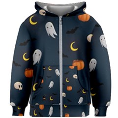 Halloween Kids  Zipper Hoodie Without Drawstring