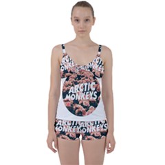 Arctic Monkeys Colorful Tie Front Two Piece Tankini by nate14shop