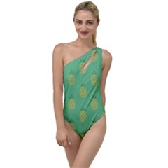 Pineapple To One Side Swimsuit by nate14shop