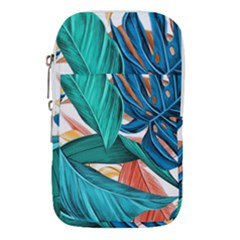 Leaves Tropical Exotic Waist Pouch (small) by artworkshop