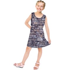 Wall Stone Wall Brick Wall Stoneworks Masonry Kids  Tunic Dress by artworkshop