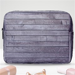 Wood Wooden Wall Wooden Boards Wall Boards Wall Make Up Pouch (large) by artworkshop