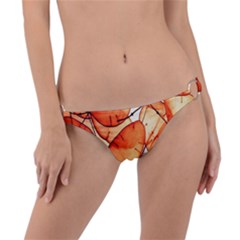 Orange Ring Detail Bikini Bottom