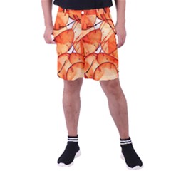 Orange Men s Pocket Shorts