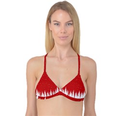 Merry Cristmas,royalty Reversible Tri Bikini Top by nate14shop