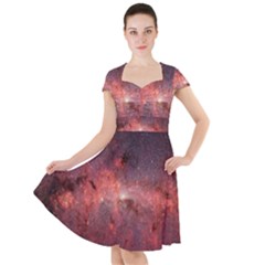 Milky-way-galaksi Cap Sleeve Midi Dress by nate14shop