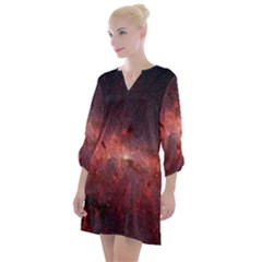 Milky-way-galaksi Open Neck Shift Dress by nate14shop