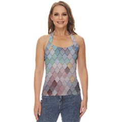 Tiles-shapes Basic Halter Top