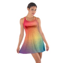 Colorful Rainbow Cotton Racerback Dress by artworkshop