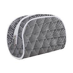 Grid Wire Mesh Stainless Rods Metal Make Up Case (small) by artworkshop