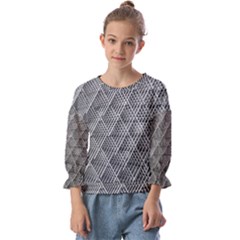 Grid Wire Mesh Stainless Rods Metal Kids  Cuff Sleeve Top