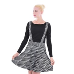 Grid Wire Mesh Stainless Rods Metal Suspender Skater Skirt by artworkshop