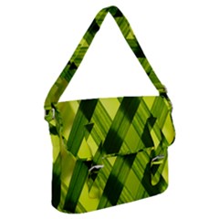 Leaves Grass Woven Buckle Messenger Bag by artworkshop