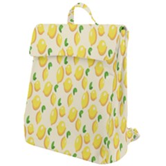 Lemon Flap Top Backpack by artworkshop