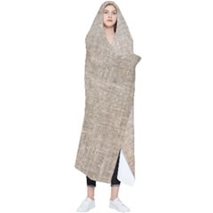 Textile Jute Brown Wearable Blanket by artworkshop