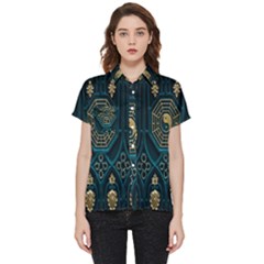 Abstract 001 Short Sleeve Pocket Shirt by nate14shop