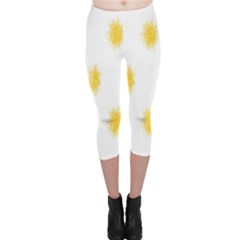 Abstract 003 Capri Leggings 