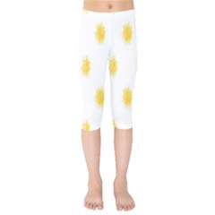 Abstract 003 Kids  Capri Leggings  by nate14shop