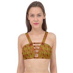 Abstract 005 Cage Up Bikini Top