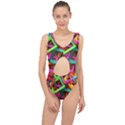 Construction-set Center Cut Out Swimsuit View1