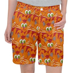 Animals Pet Cats Pocket Shorts