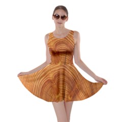 Annual Rings Tree Wood Skater Dress by artworkshop