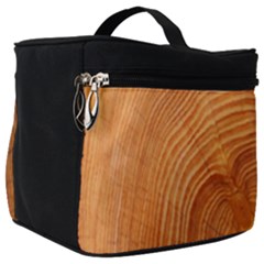 Annual Rings Tree Wood Make Up Travel Bag (big) by artworkshop