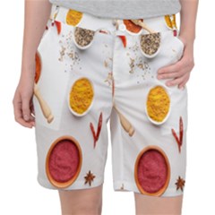 Masala Spices Food Pocket Shorts