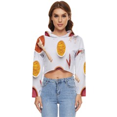 Masala Spices Food Women s Lightweight Cropped Hoodie