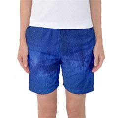 Milky Way Stars Night Sky Women s Basketball Shorts by artworkshop