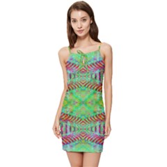Whimsy Mint Summer Tie Front Dress by Thespacecampers