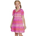 Pinktastic Kids  Short Sleeve Tiered Mini Dress View2