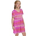 Pinktastic Kids  Short Sleeve Tiered Mini Dress View3