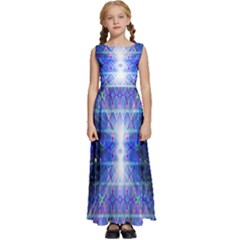 Galaburst Kids  Satin Sleeveless Maxi Dress by Thespacecampers