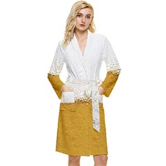 Beer-002 Long Sleeve Velour Robe