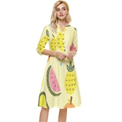 Graphic-fruit Classy Knee Length Dress by nate14shop