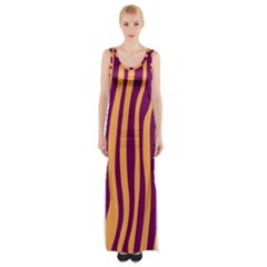 Images Ffiio,tiger Thigh Split Maxi Dress by nate14shop