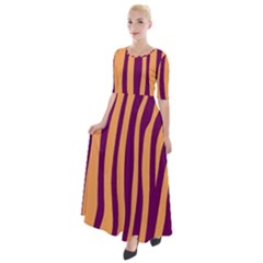 Images Ffiio,tiger Half Sleeves Maxi Dress by nate14shop