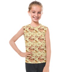 Hot-dog-pizza Kids  Mesh Tank Top by nate14shop