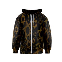 Star-of-david Kids  Zipper Hoodie by nate14shop