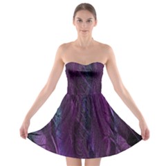 Feather Strapless Bra Top Dress by artworkshop