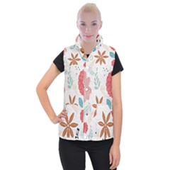 Nature Flora Women s Button Up Vest