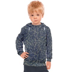 Nature Twigs Kids  Hooded Pullover by artworkshop