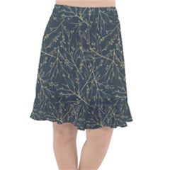 Nature Twigs Fishtail Chiffon Skirt