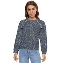 Nature Twigs Women s Long Sleeve Raglan Tee