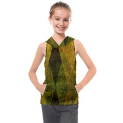 Rhomboid 001 Kids  Sleeveless Hoodie by nate14shop